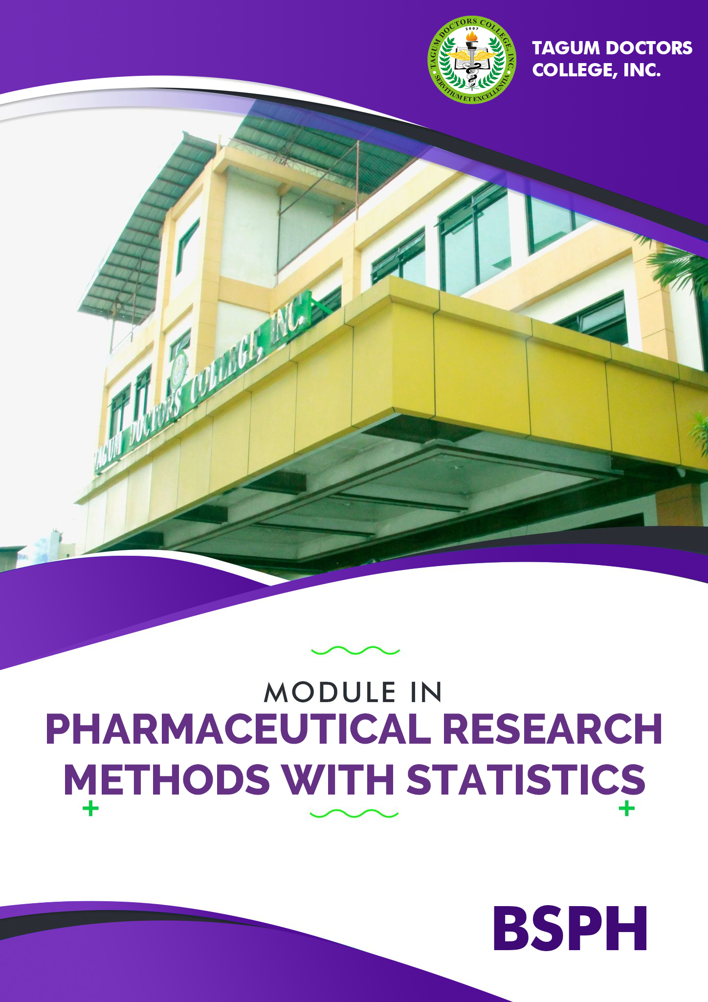 Pharmaceutical Research Methods with Statistics Lec - BSPh 3B