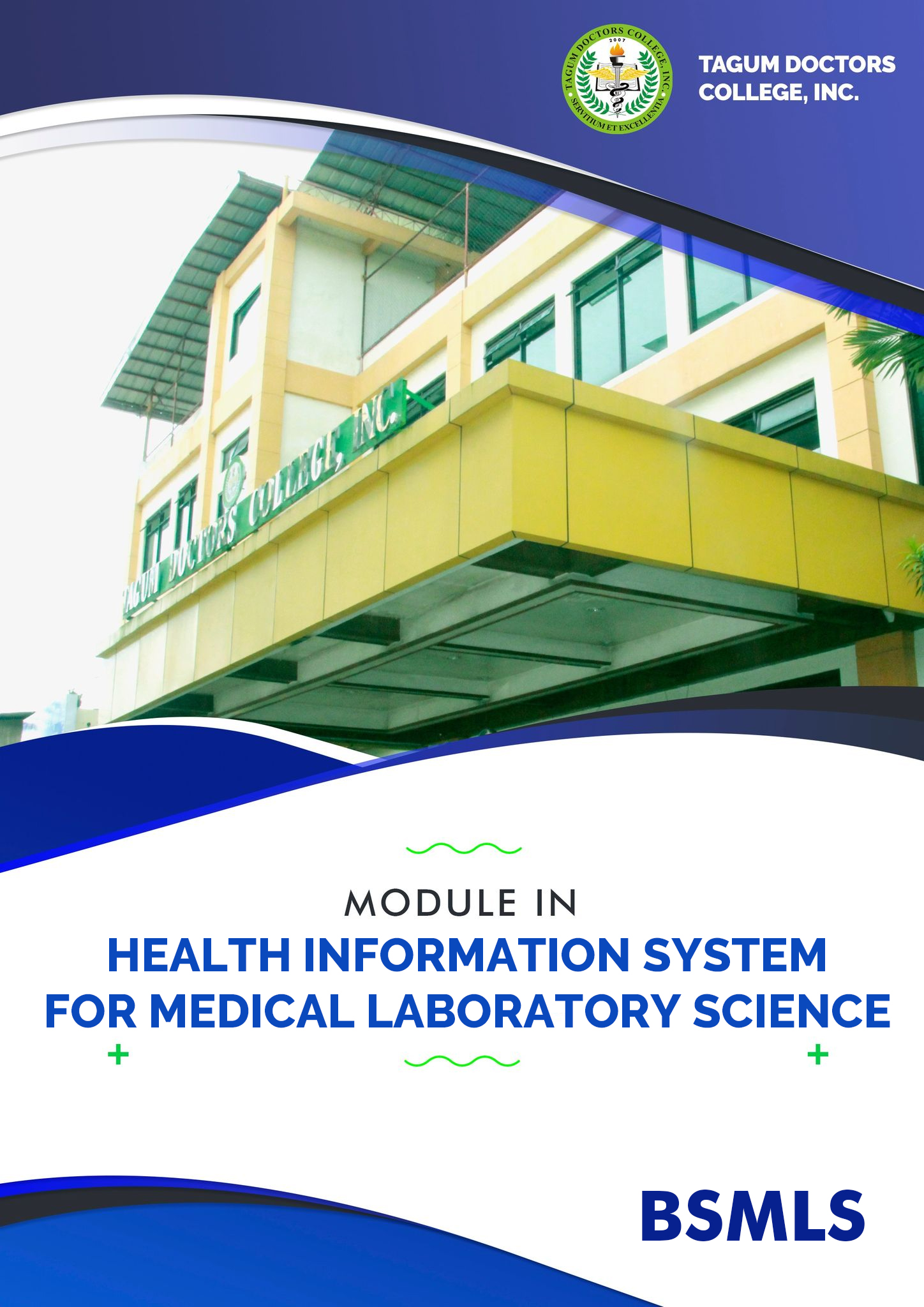 Health Informatics for Medical Laboratory Science Lec- MLS 1A