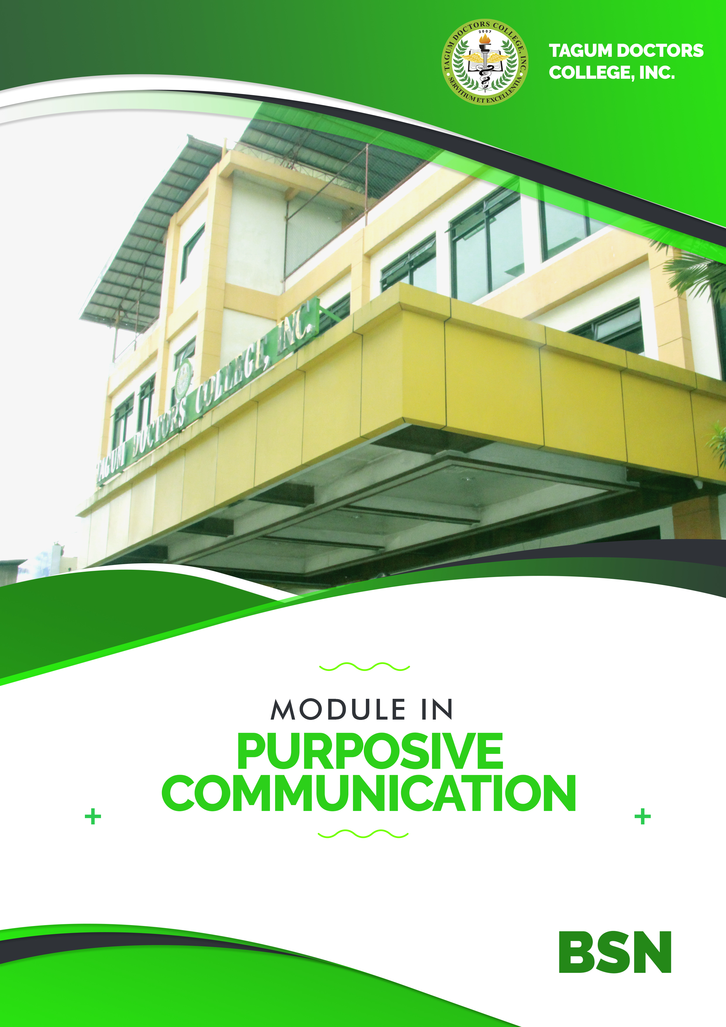 Purposive Communication - BSN 1-A