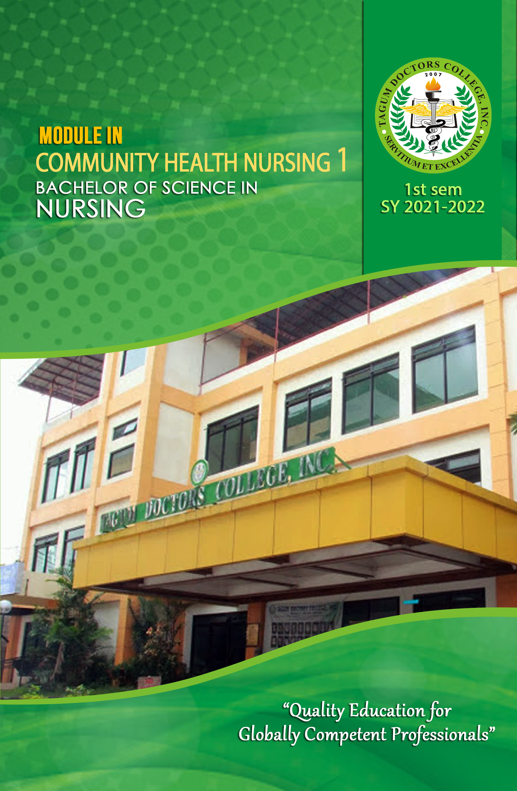 Community Health Nursing 1 - BSN 2B