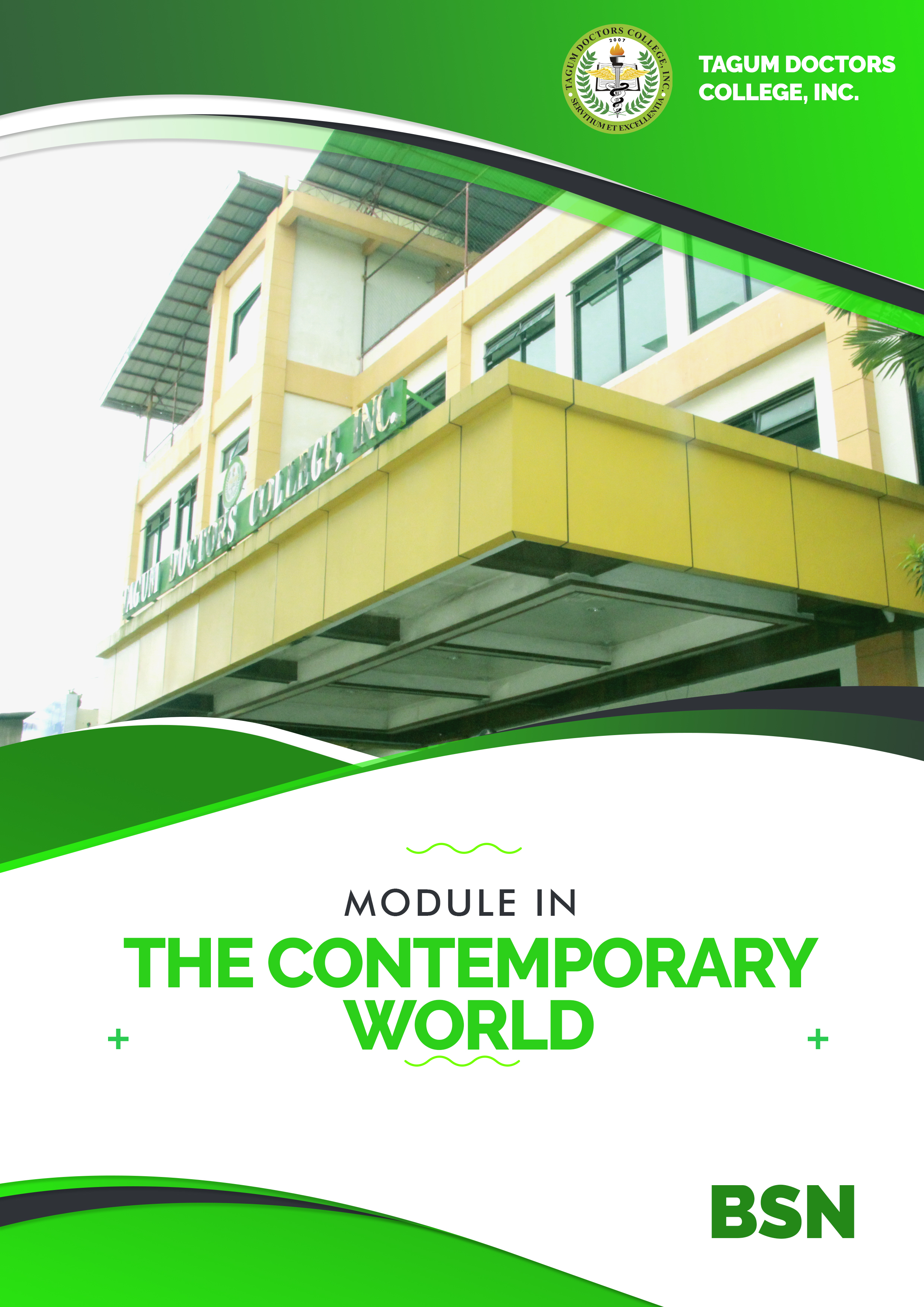 The Contemporary World - BSN 3B
